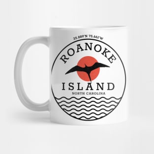 Roanoke Island, NC Summertime Vacationing Seagull Sunrise Mug